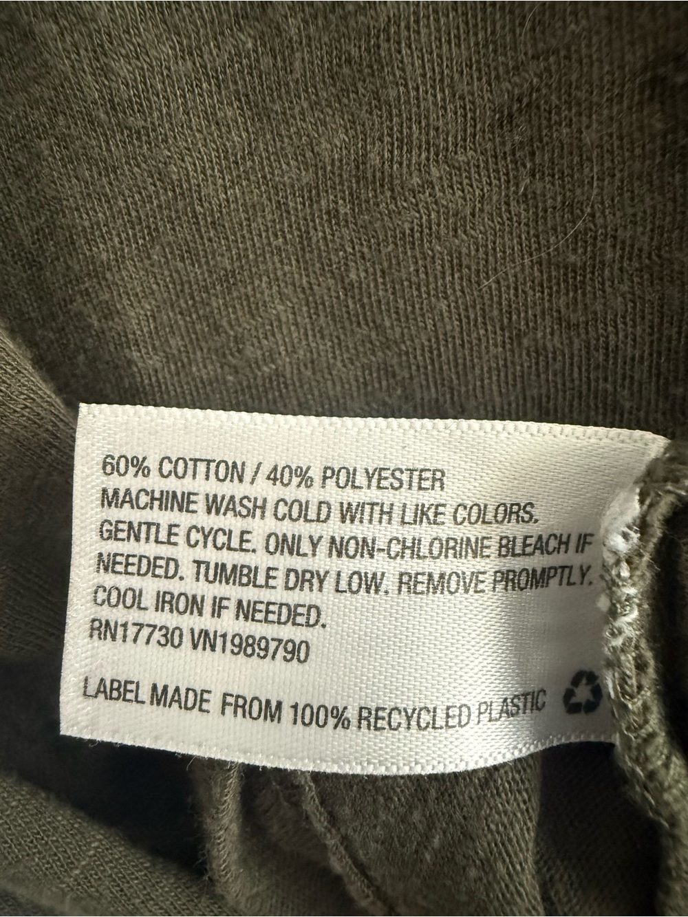 Olive Green Racerback Tank Top - Picture 4 of 4